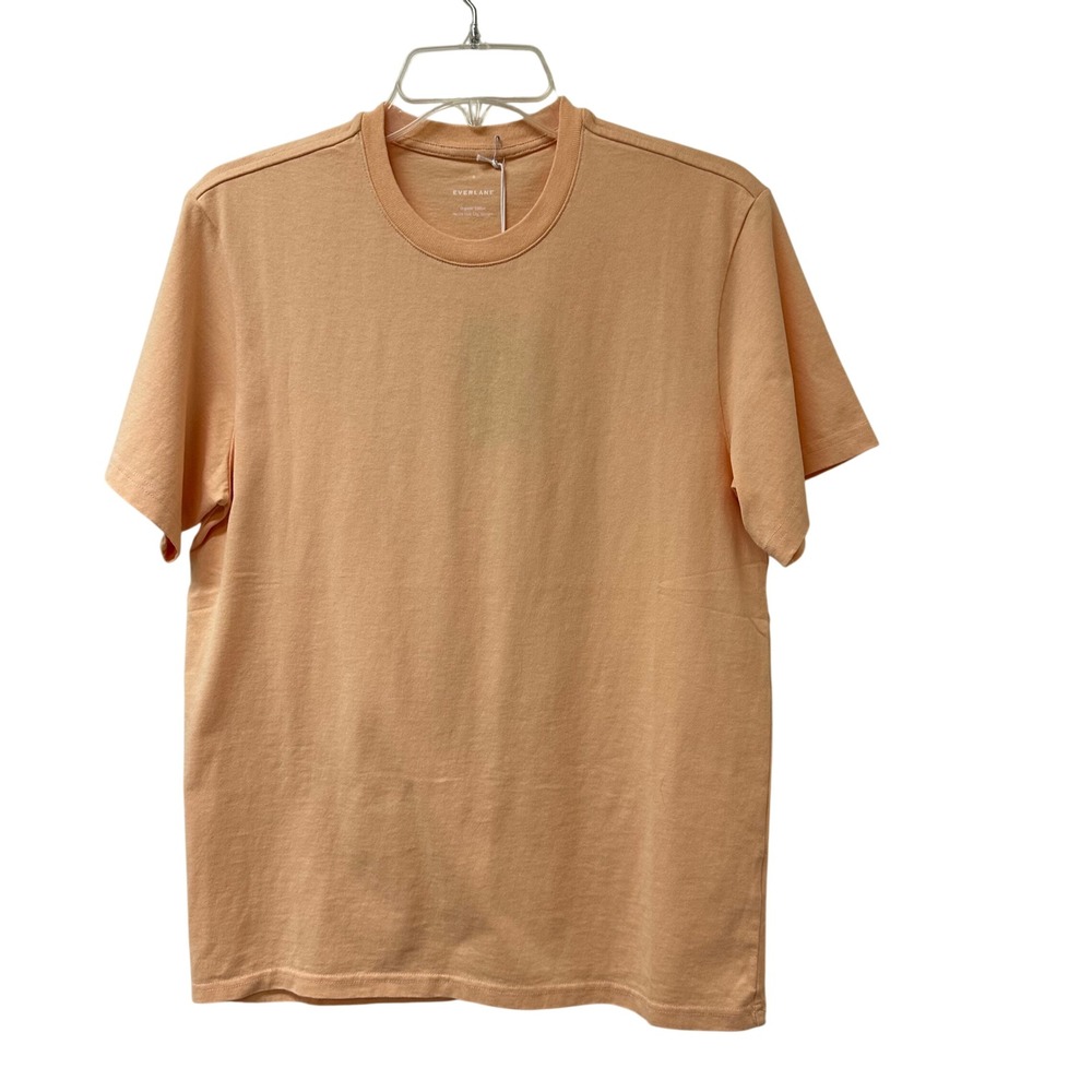 Everlane Mens Premium Heavyweight Tee Organic Cotton Apricot Peach S New